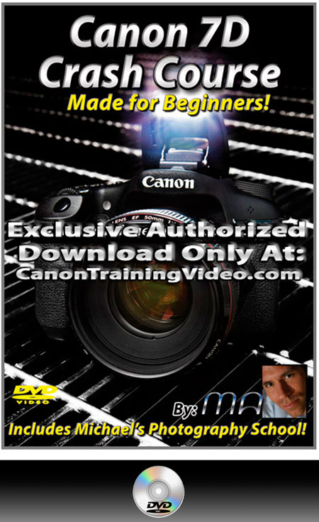 Canon 7D Crash Course Training Video DVD + Download
