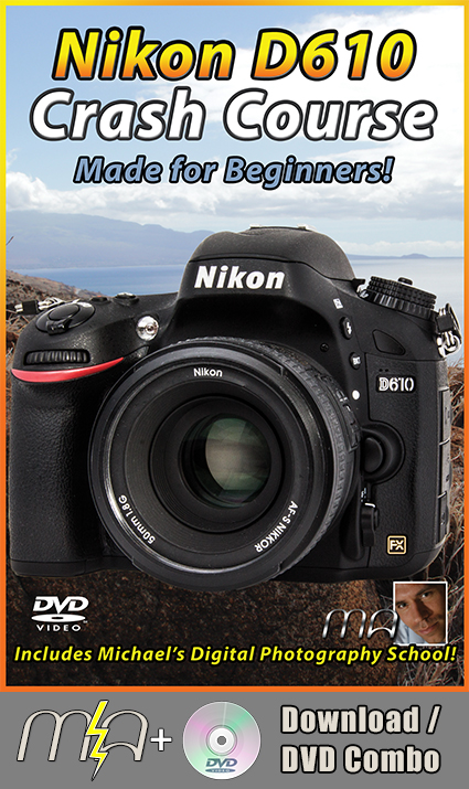 Nikon D610 Crash Course DVD + Download Combo
