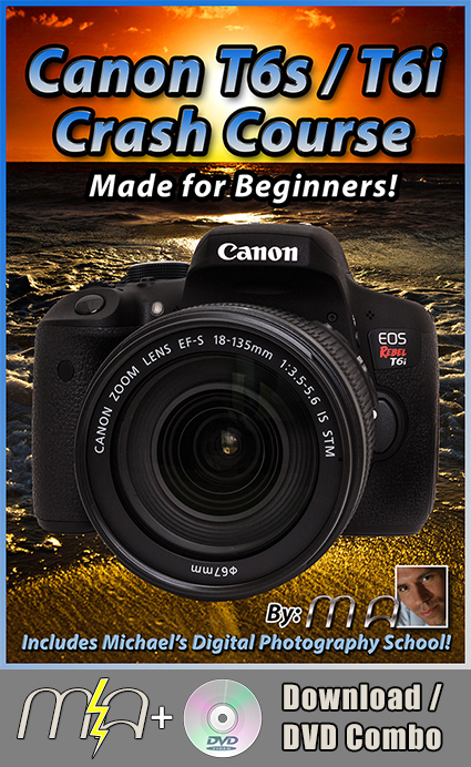 Canon T6s / T6i Crash Course DVD + Download